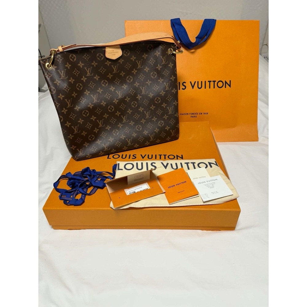 Louis Vuitton Graceful PM Monogram Shoulder Bag M43701 Excellent Condition w/Box